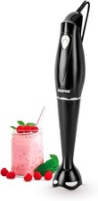 Hand Blender Stainless Steel Blade Anti-Splash Lightweight Detachable Turbo 180W