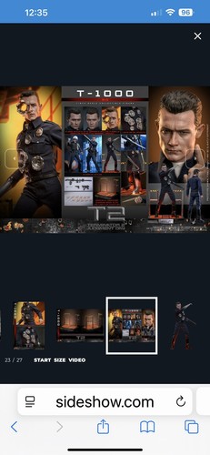 Terminator sideshow t - sideshow, t-1000