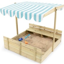 Kids Wooden Sandpit Canopy