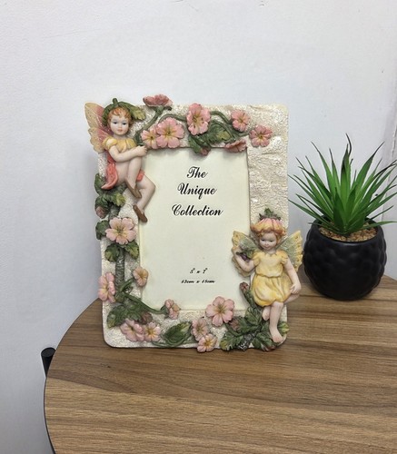 Vintage resin fairy photo - resin,