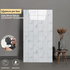 30Pcs Bathroom Wall Panels PVC