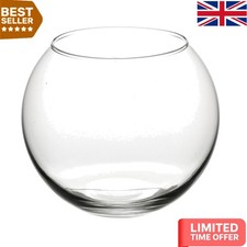 Elegant 16cm Round Glass Fish
