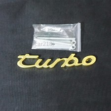 1x Golden Chrome turbo New Big