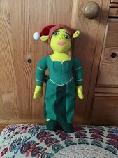 Vintage 2004 Shrek 2 Princess Fiona Ogre Santa Hat Christmas Plush Soft Toy 11"