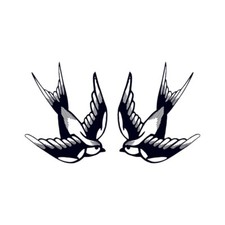 Set of 2 x Swallow Temporary