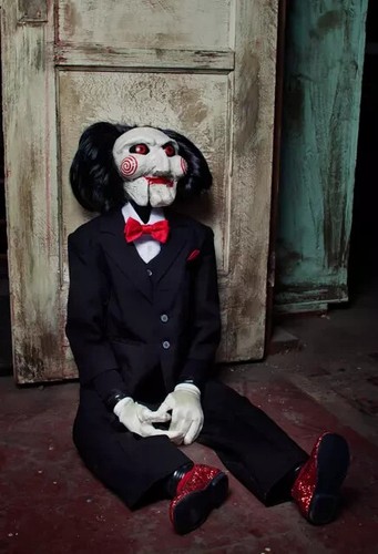 Saw billy puppet prop doll - puppet,