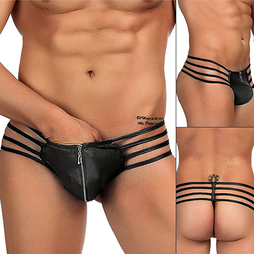 Men zipper thong - zipper, jockstrap