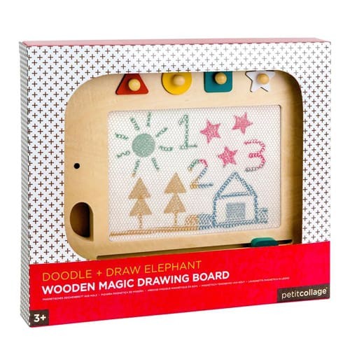 Doodle draw elephant wooden - doodle, +