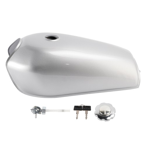 Silver cafe racer gas - racer,