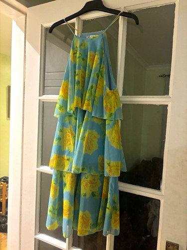 Zara blue yellow - zara, floral
