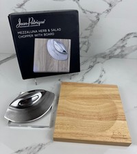 Jean-Patrique Excalibur Mezzaluna Herb & Salad Chopper with Board – New in Box