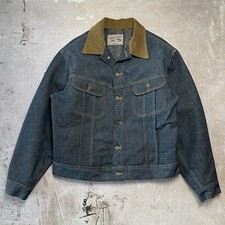 True Vintage 1970s Deadstock Lee Storm Rider Blanket Lined Denim Jacket NOS