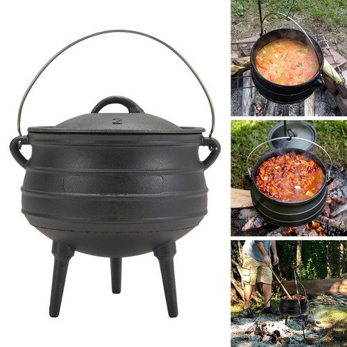Cast iron potjie - iron, camping