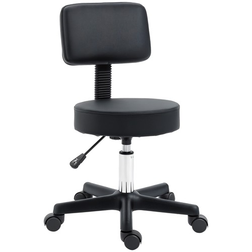 Homcom adjustable swivel - adjustable, salon