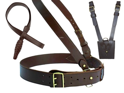 Sam browne belt sword frog - browne, belt,