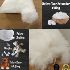 Hollowfibre Virgin Polyester Filling Soft Toy Cushion Pillow Stuffing Craft UK