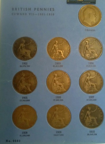 Great britain pennies - great,