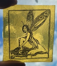 Stained glass fairy piece kiln
