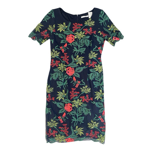 Gina bacconi navy - navy, embroidered