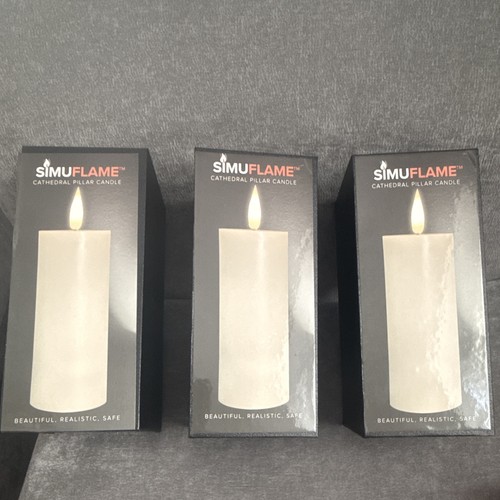 Cathedral white real wax led - white,