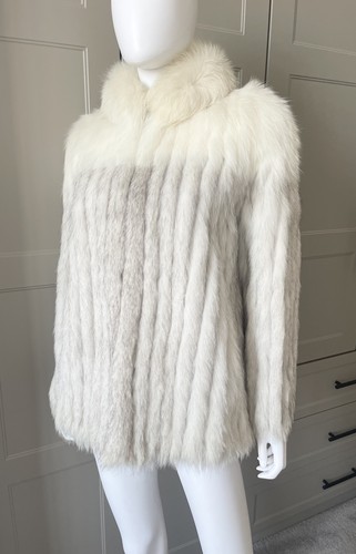 Saga real blue - fox, fur