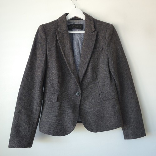 Zara 100 wool tweed hacking - zara,