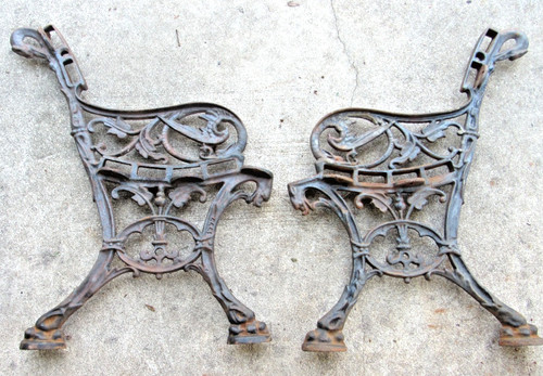 Heavy antique cast iron dragon - heavy,