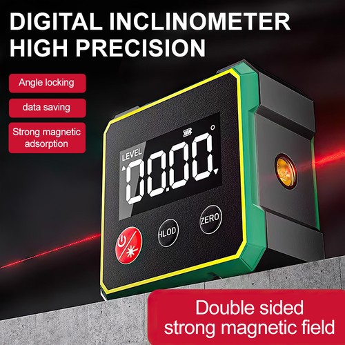 Magnetic digital level box lcd - magnetic,