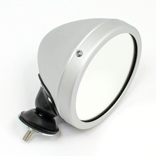Classic Rear View Racing Mirror: Raydyot 'Grand Prix' style, Alloy and Black