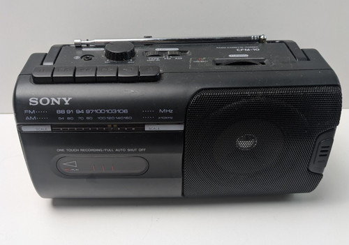 Sony cfm portable - portable, cassette