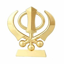 Sikh Religious Khanda Golden
