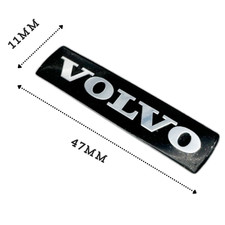 VOLVO Steering Wheel Airbag Emblem Badge Black  47mm x 11mm