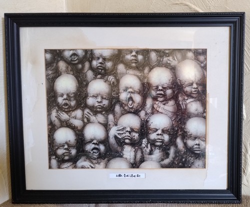 Framed giger sci - h.,