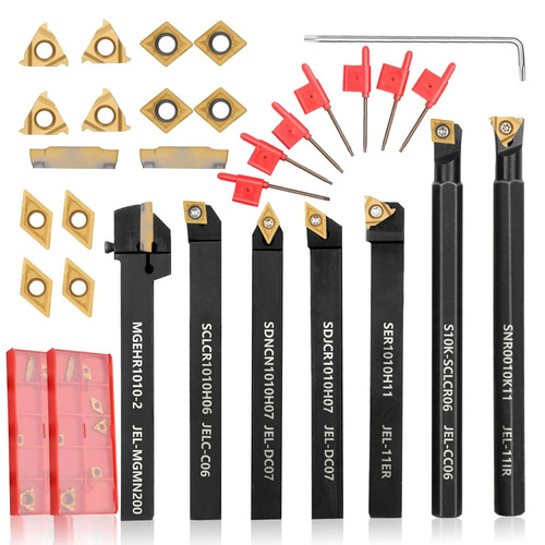 Indexable lathe turning tool - indexable,