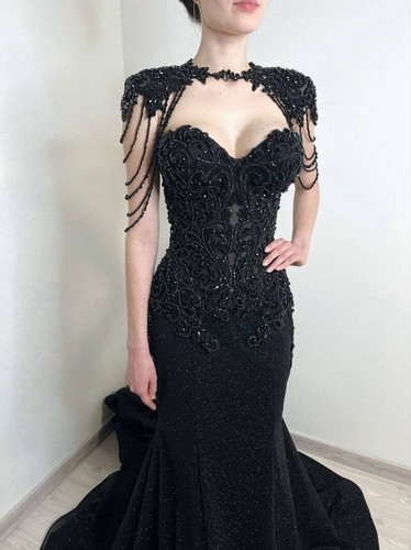 Black gothic mermaid wedding - gothic,