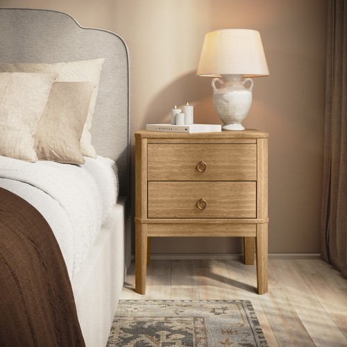 Solid light pine wood - solid, drawer