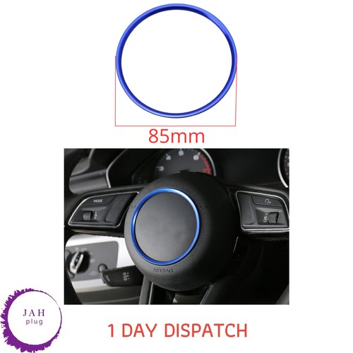 Blue steering wheel center - blue,