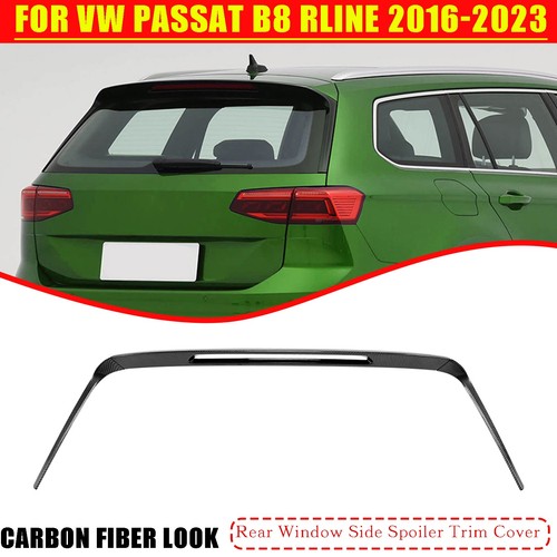 Carbon look rear roof wing - look,