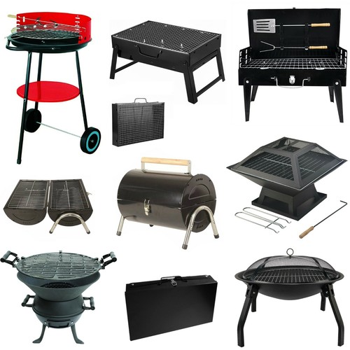 Folding barbecue grill fire - barbecue,