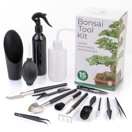 Bonsai tool kit 15pcs - kit,
