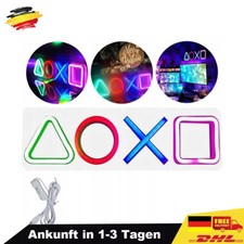 LED Neon Light for PlayStation Gaming Room Wall Decor Sign Battery Operated