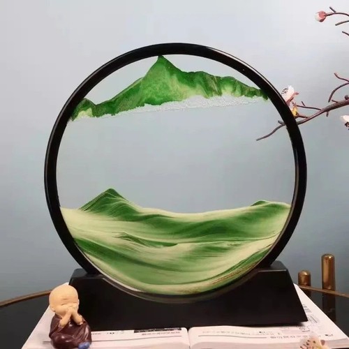 Moving sand art picture - art,