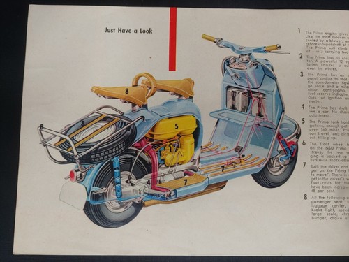 Nsu prima motor - motor, scooter