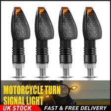 4x Amber Yellow Motorcycle