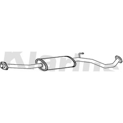 Centre exhaust box - exhaust, silencer