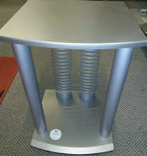 AM75 Alphason Designs HiFi TV Stand Silver - Holds 75 CD or DVD - New & Boxed