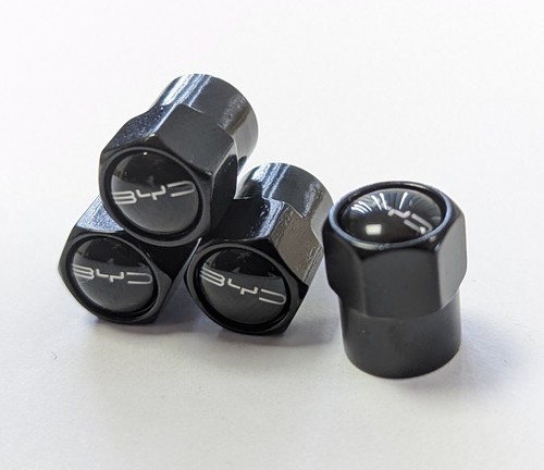 Byd black metal tire valve - byd,