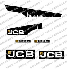 JCB 30D TLT TELETRUK DECAL STICKER SET 