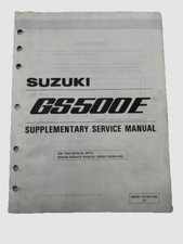 1996 Suzuki GS500E Factory Shop Service Repair Manual 99501-34120-03E SKUU