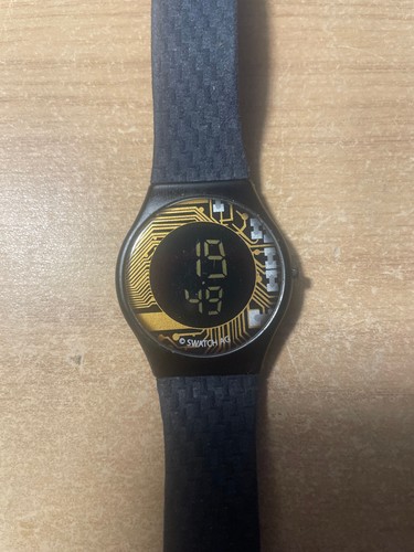 Swatch skin digital watch view - watch,
